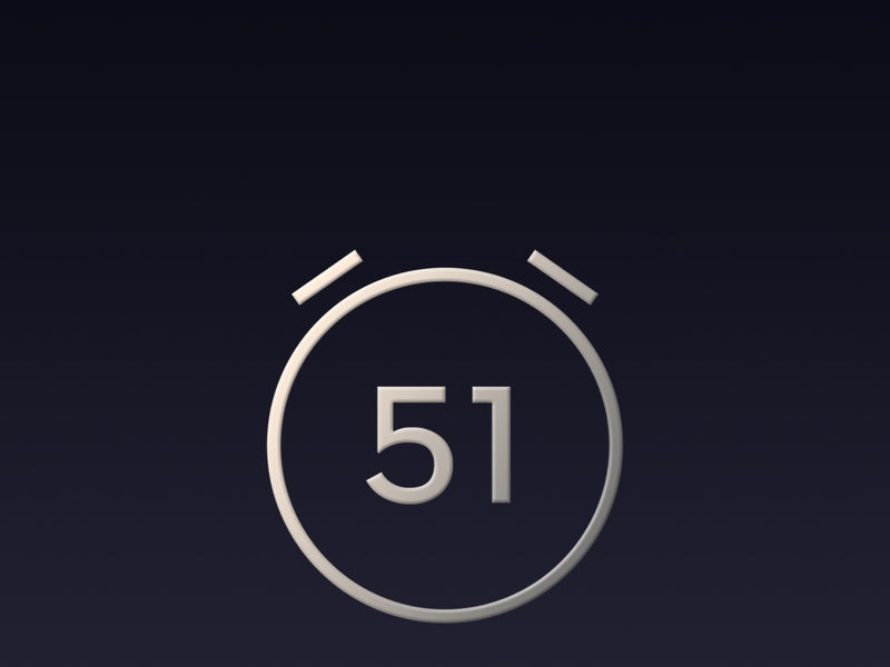 51-Min Flight Time<sup>[3]</sup>
