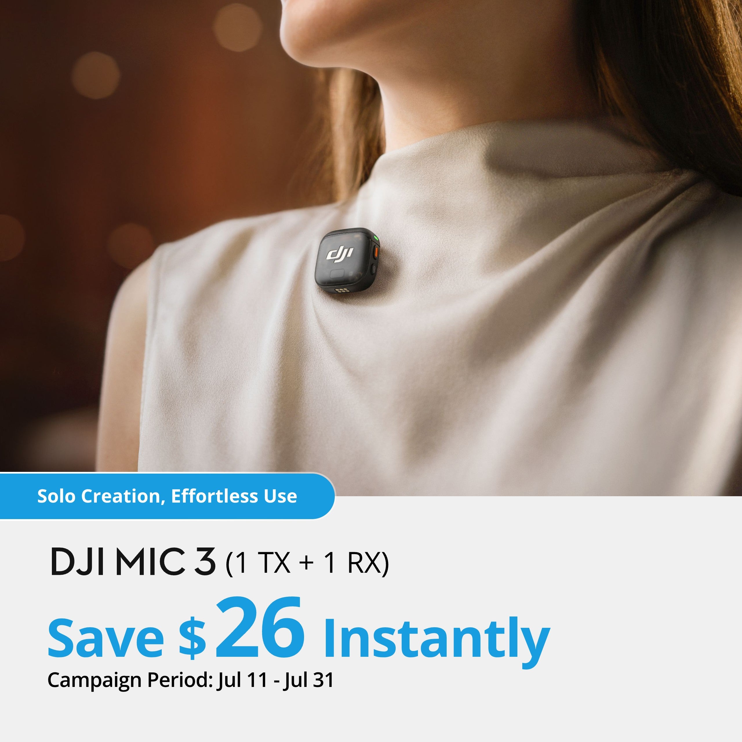 DJI Mic 3 (1 TX + 1 RX)