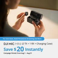 DJI Mic Mini (2 TX + 1 RX + Charging Case)