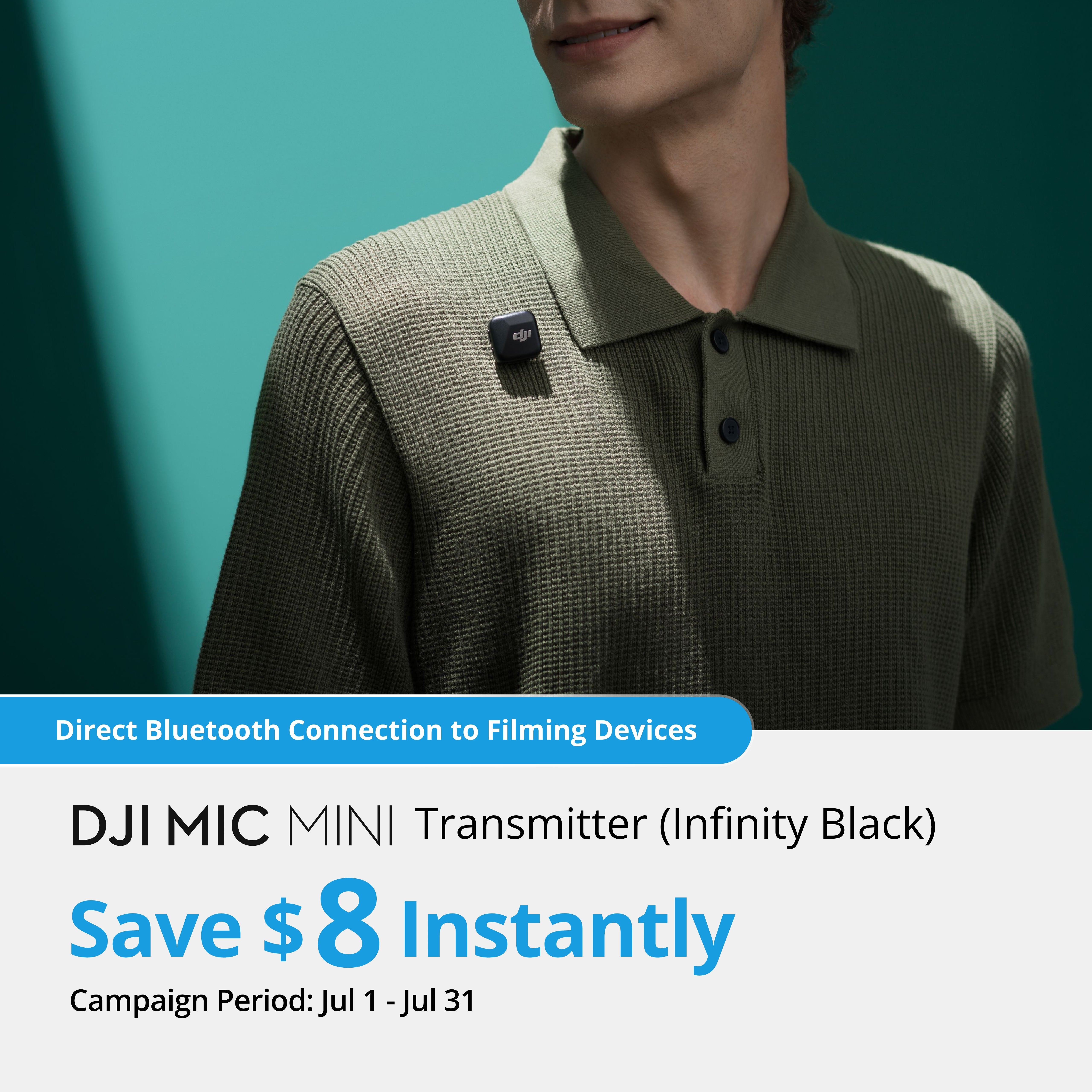 DJI Mic Mini Transmitter (Infinity Black)