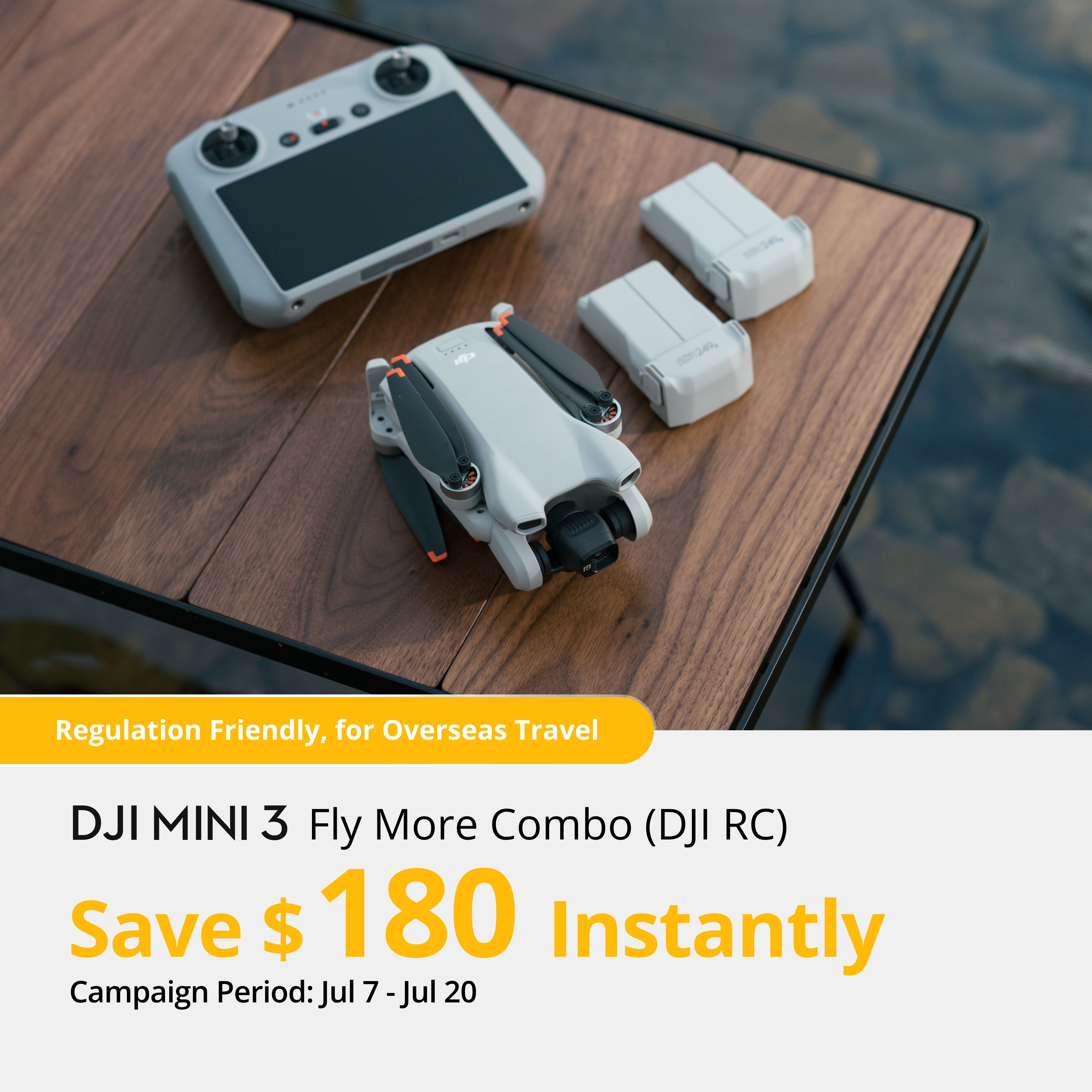 DJI Mini 3 Fly More Combo (DJI RC)