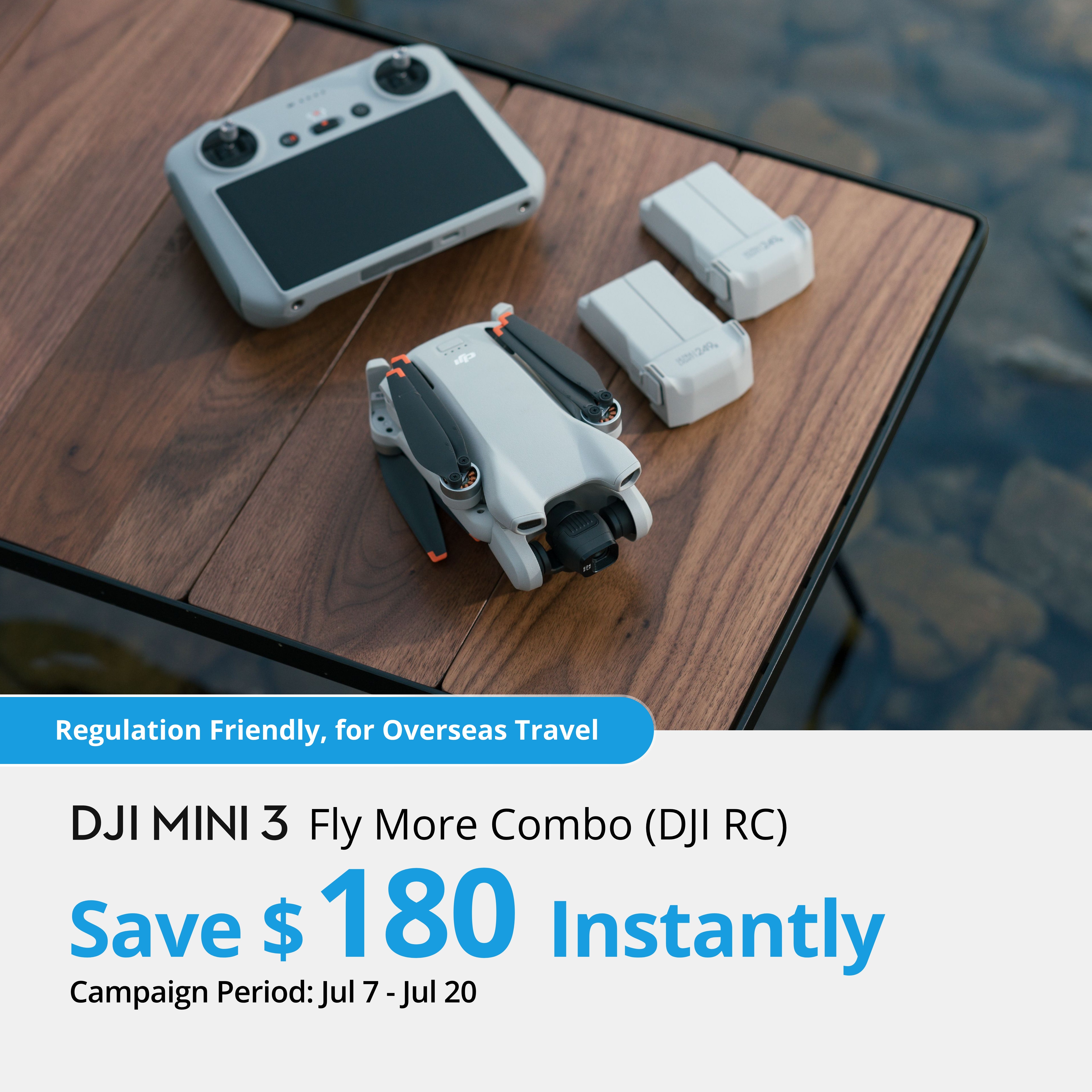 DJI Mini 3 Fly More Combo (DJI RC)