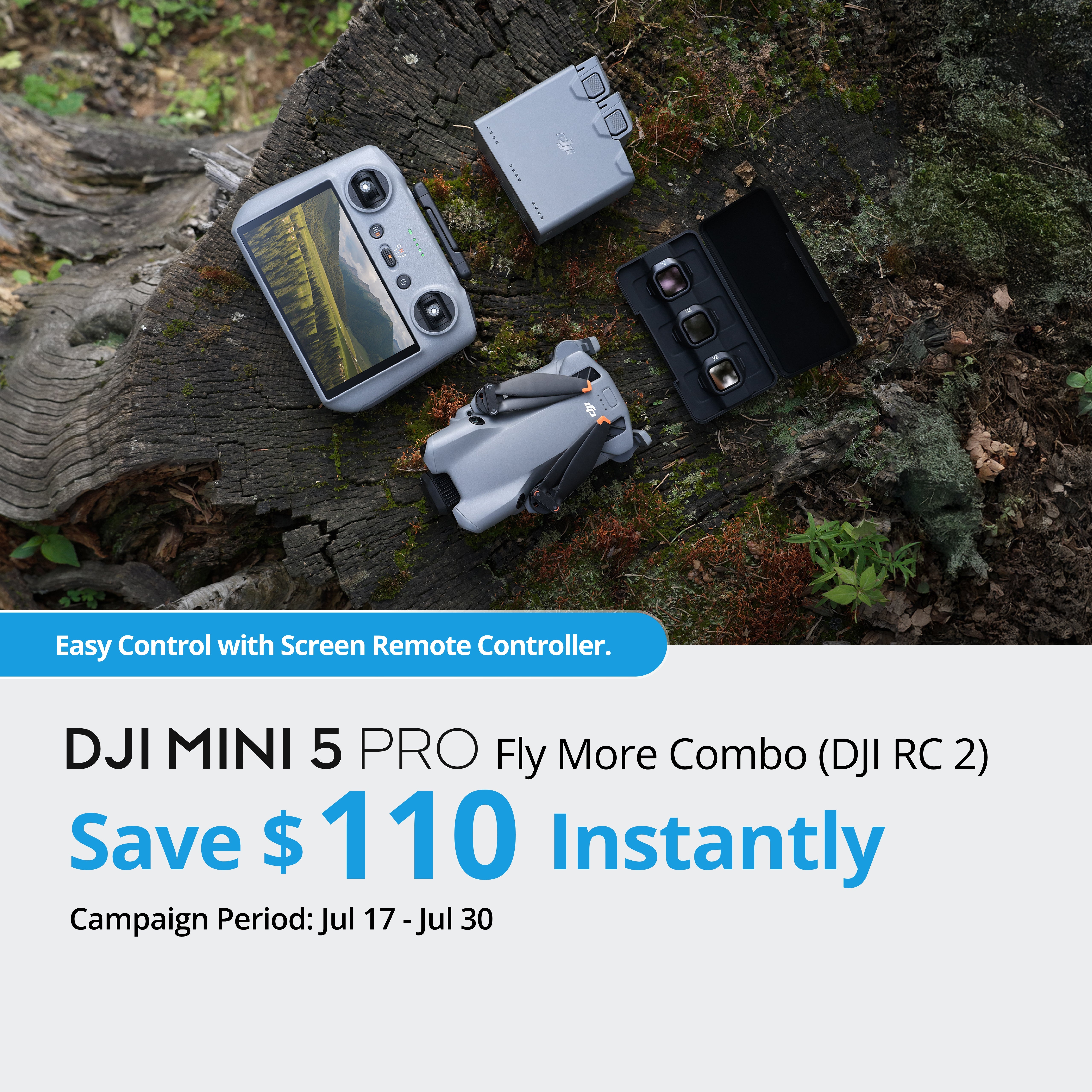 DJI Mini 5 Pro Fly More Combo (DJI RC 2)